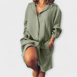 Raquel - Blusinha de linho de verão
