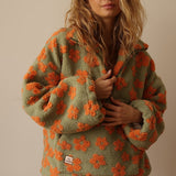Daisy | Sweater polar floral