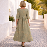Claudia | Vestido de Estampado Floral con Ambiente de Verano