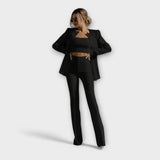 Selina - Conjunto elegante de 3 peças (Blazer, Top, Calças)