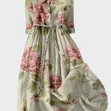 Vestido romántico con estampado floral