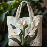 Bolsa Artesanal Acolchado Concha Branca